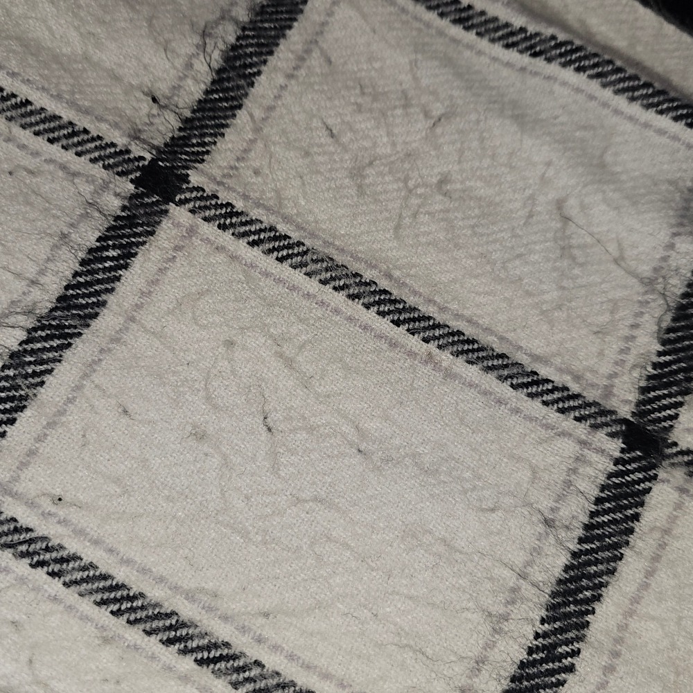 Black‎ White Womens Cashmere Scark - Picture 2 of 3